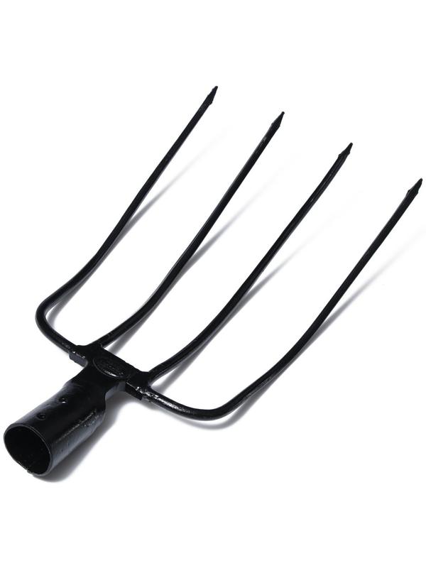 Вилы навозные, 4-рогие, тулейка 40 мм, без черенка