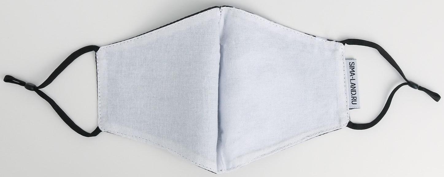 Маска тканевая с регулирующимися завязками, защитная «Давид»