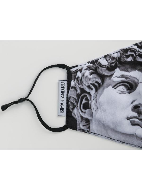 Маска тканевая с регулирующимися завязками, защитная «Давид»