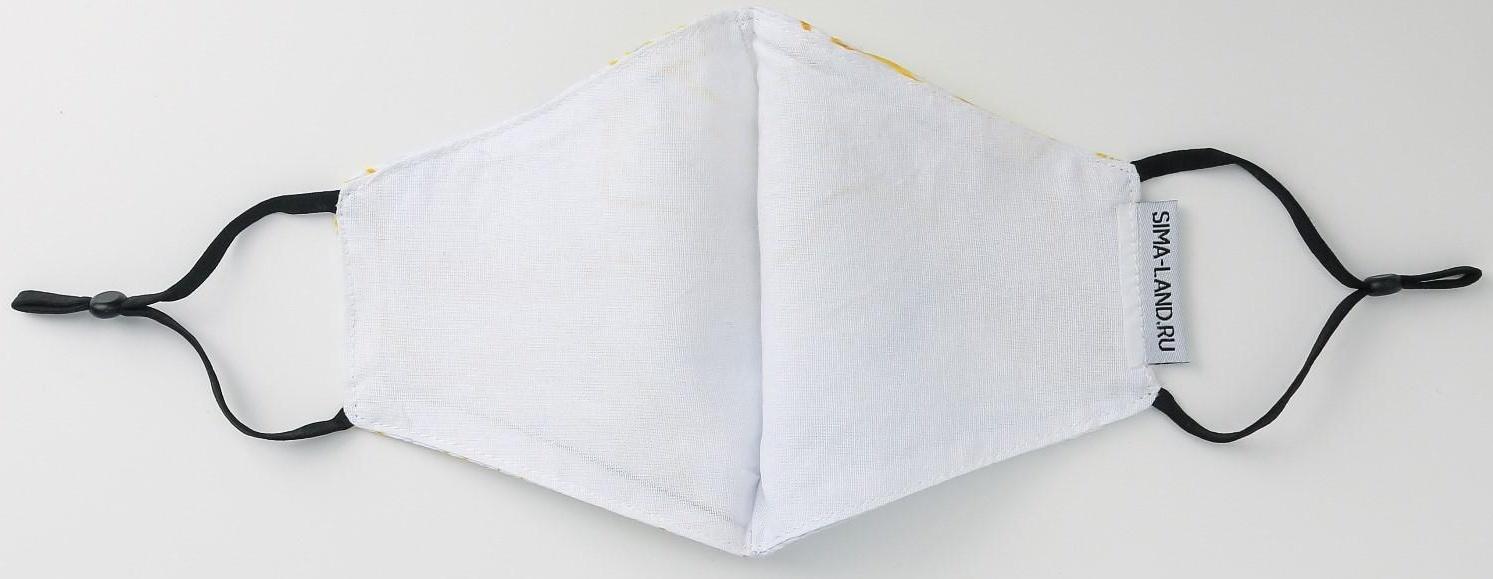 Маска тканевая с регулирующимися завязками, защитная «Мечтай»