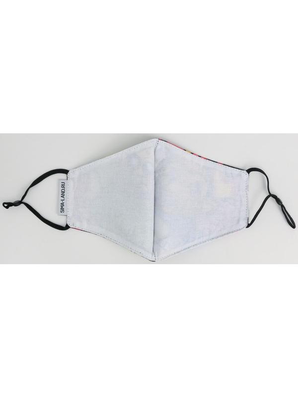 Маска тканевая с регулирующимися завязками, защитная TRASH