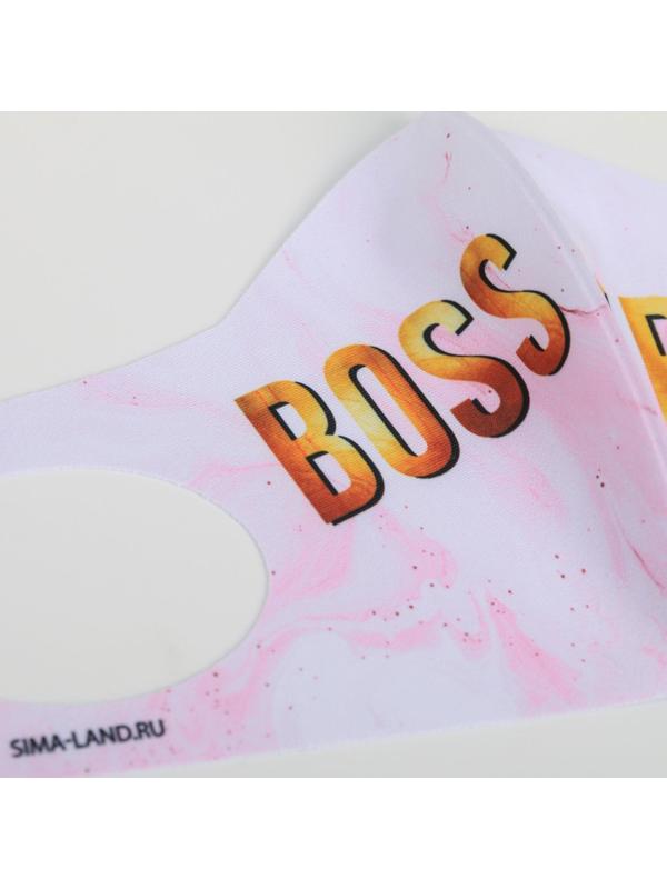 Маска из неопрена многоразовая, защитная, Boss Girl