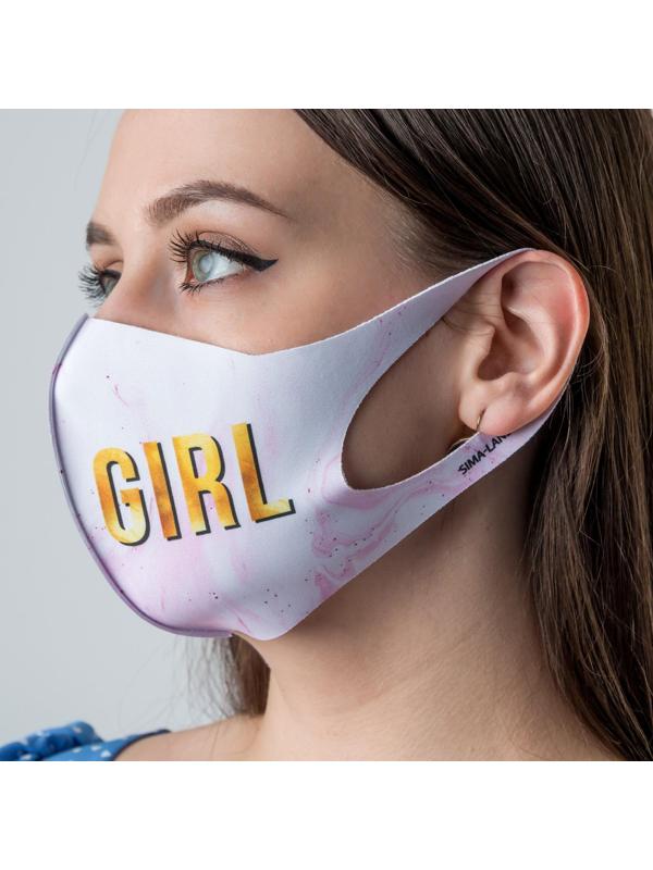 Маска из неопрена многоразовая, защитная, Boss Girl