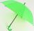 Зонт детский полуавтоматический d=86 см, цвет зелёный