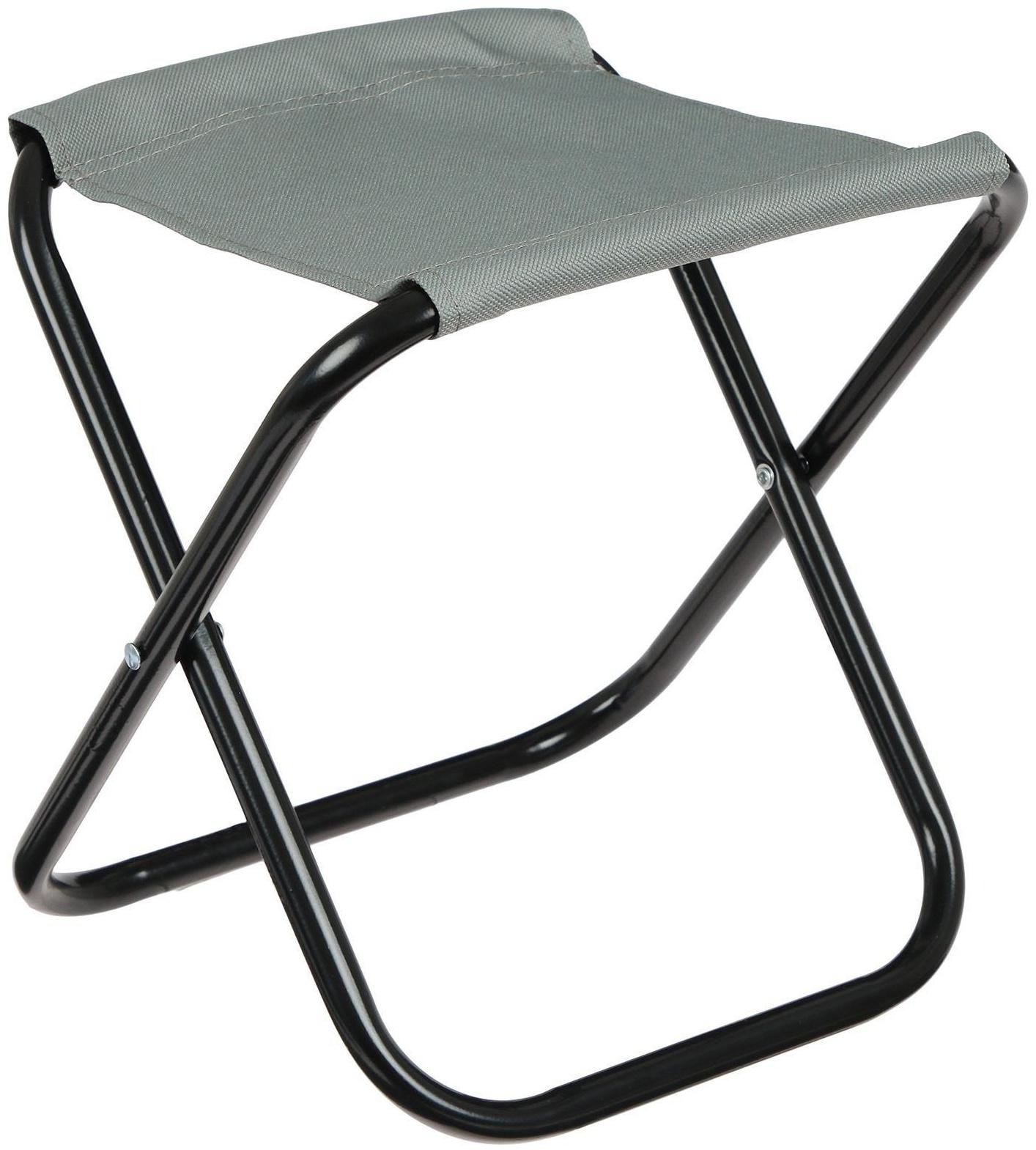 Стул туристический, складной, 22 х 20 х 25 см, цвет серый