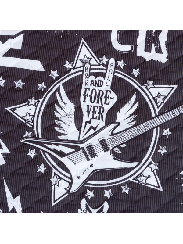 Покрывало Этель 2 сп Rock&Roll, 180х220 ±5 см, микрофибра