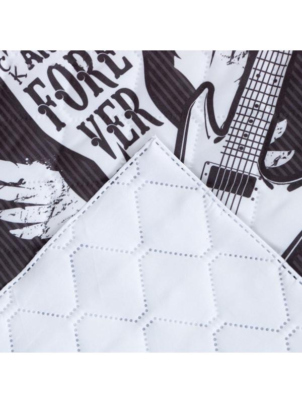 Покрывало Этель 2 сп Rock&Roll, 180х220 ±5 см, микрофибра