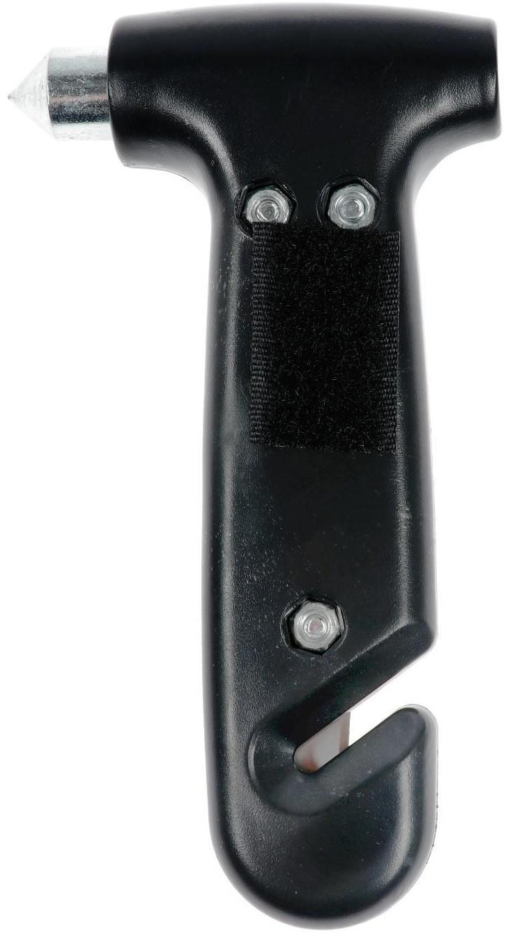 Аварийный молоток с ножом для ремня, крепление на липуке