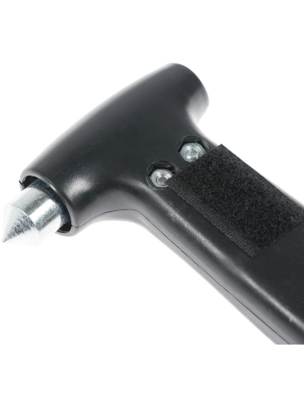 Аварийный молоток с ножом для ремня, крепление на липуке