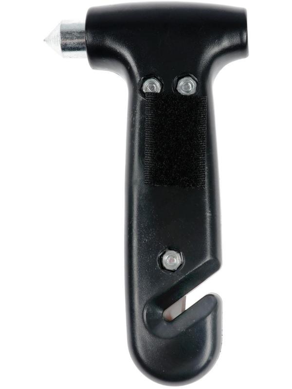 Аварийный молоток с ножом для ремня, крепление на липуке