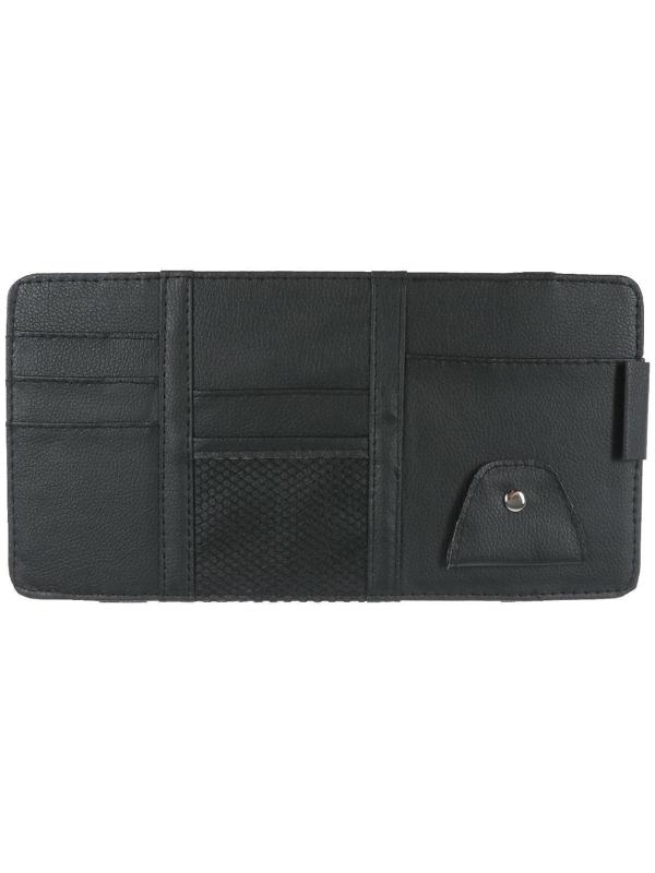 Органайзер на солнцезащитный козырек, 30×14.5 см, черный