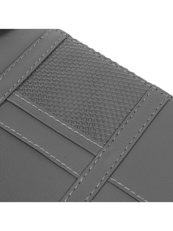 Органайзер на солнцезащитный козырек, 30×14.5 см, серый