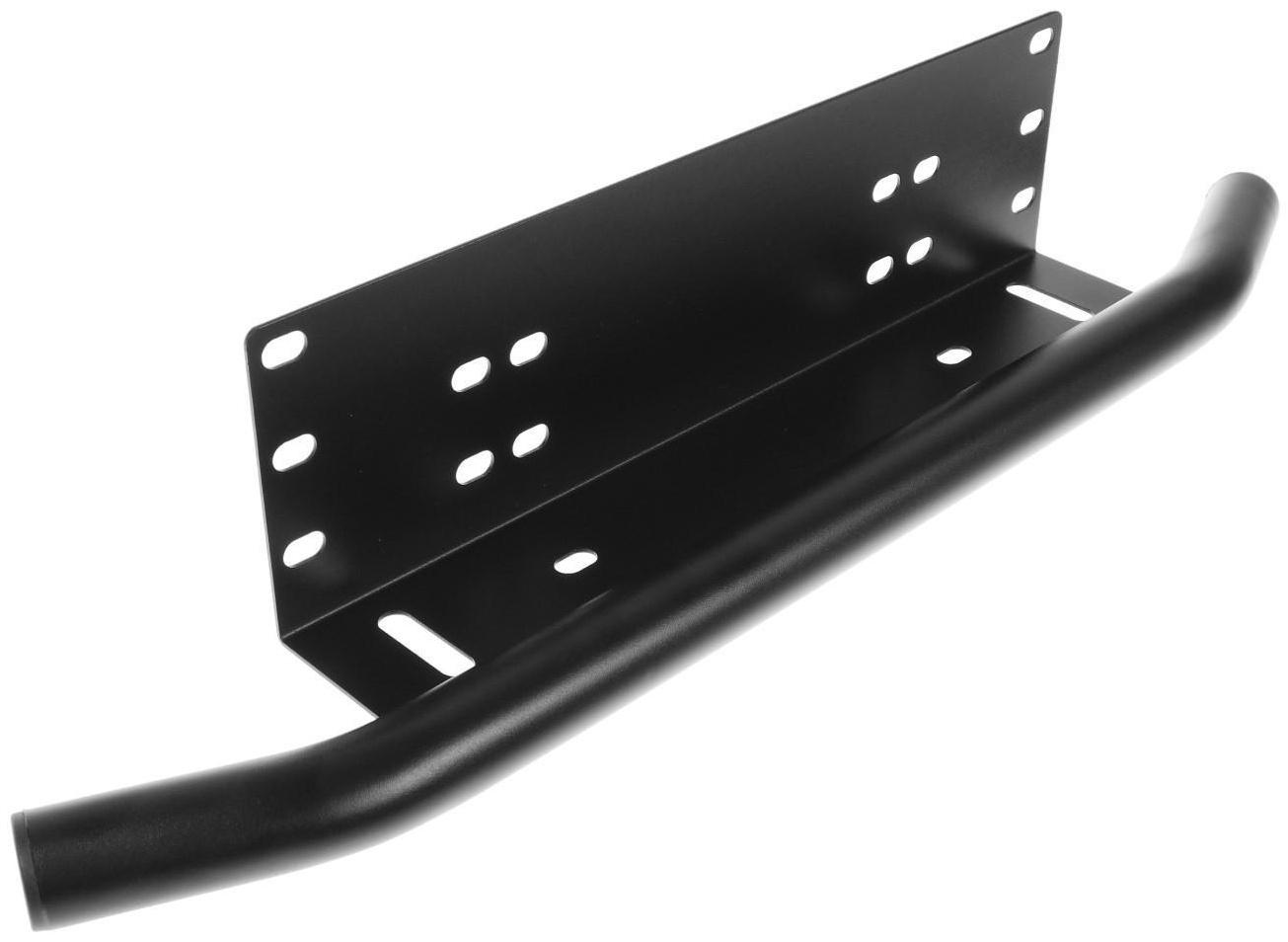 Рамка крепления номера с защитой бампера, парковочный отбойник, черный