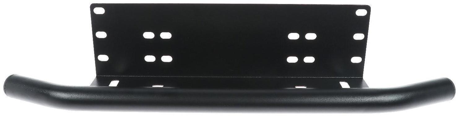 Рамка крепления номера с защитой бампера, парковочный отбойник, черный