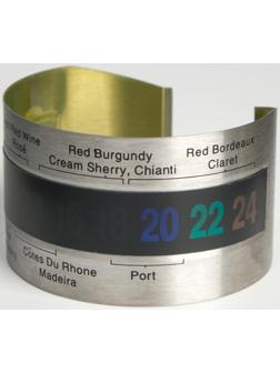 Термометр-браслет, для вина