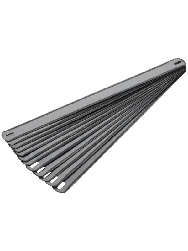 Полотна для ножовок по металлу ЛОМ, широкие двухстор., 24 TPI, каленый зуб, 300 мм, 12 шт.