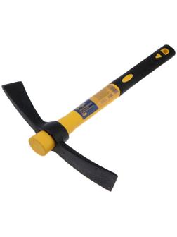 Кирка ТУНДРА, кованая, фиберглассовая рукоятка 380 мм, двухплоскостная, 500 г