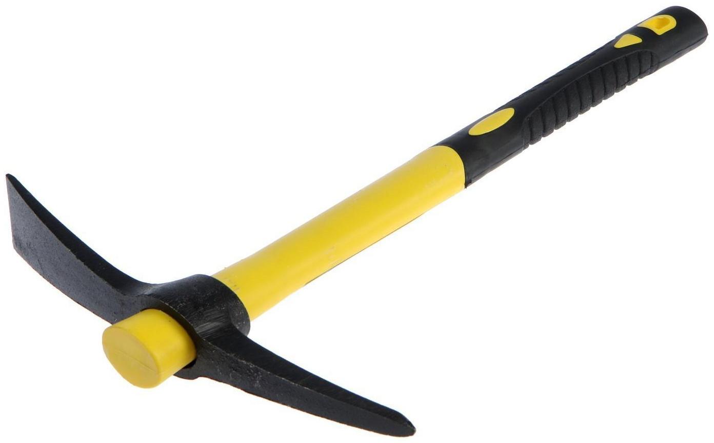 Кирка ТУНДРА, кованая, фиберглассовая рукоятка 380 мм, 500 г