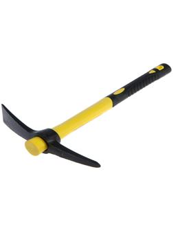 Кирка ТУНДРА, кованая, фиберглассовая рукоятка 380 мм, 500 г