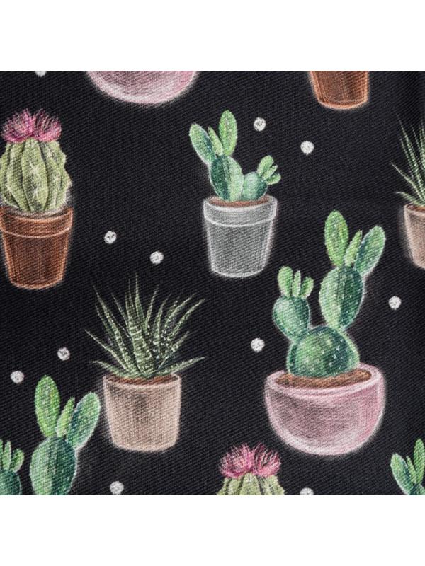 Сидушка на стул Этель Succulents 42х42см, 100% хлопок, 190 г/м2