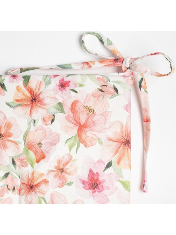 Сидушка на стул Этель Flowers 42х42см, 100% хл, 190 г/м2