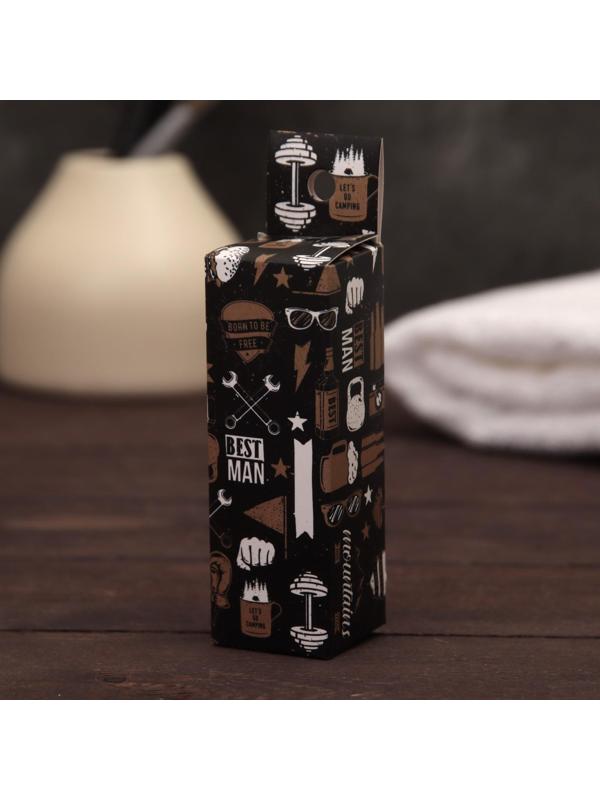 Помазок для бритья «Best man», деревянный, в картонной коробке