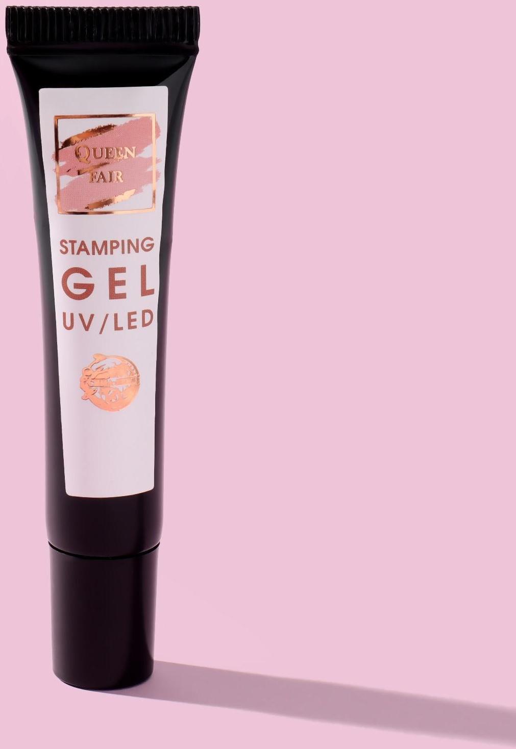 Гель-лак для стемпинга, 3-х фазный, 8 мл, цвет белый