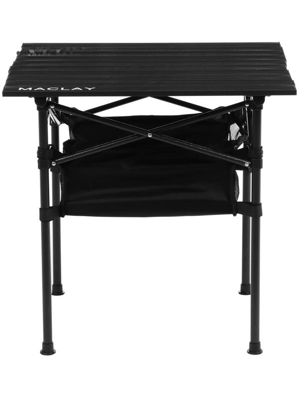 Стол туристический, 58 х 58 х 58 см, с органайзером, цвет чёрный