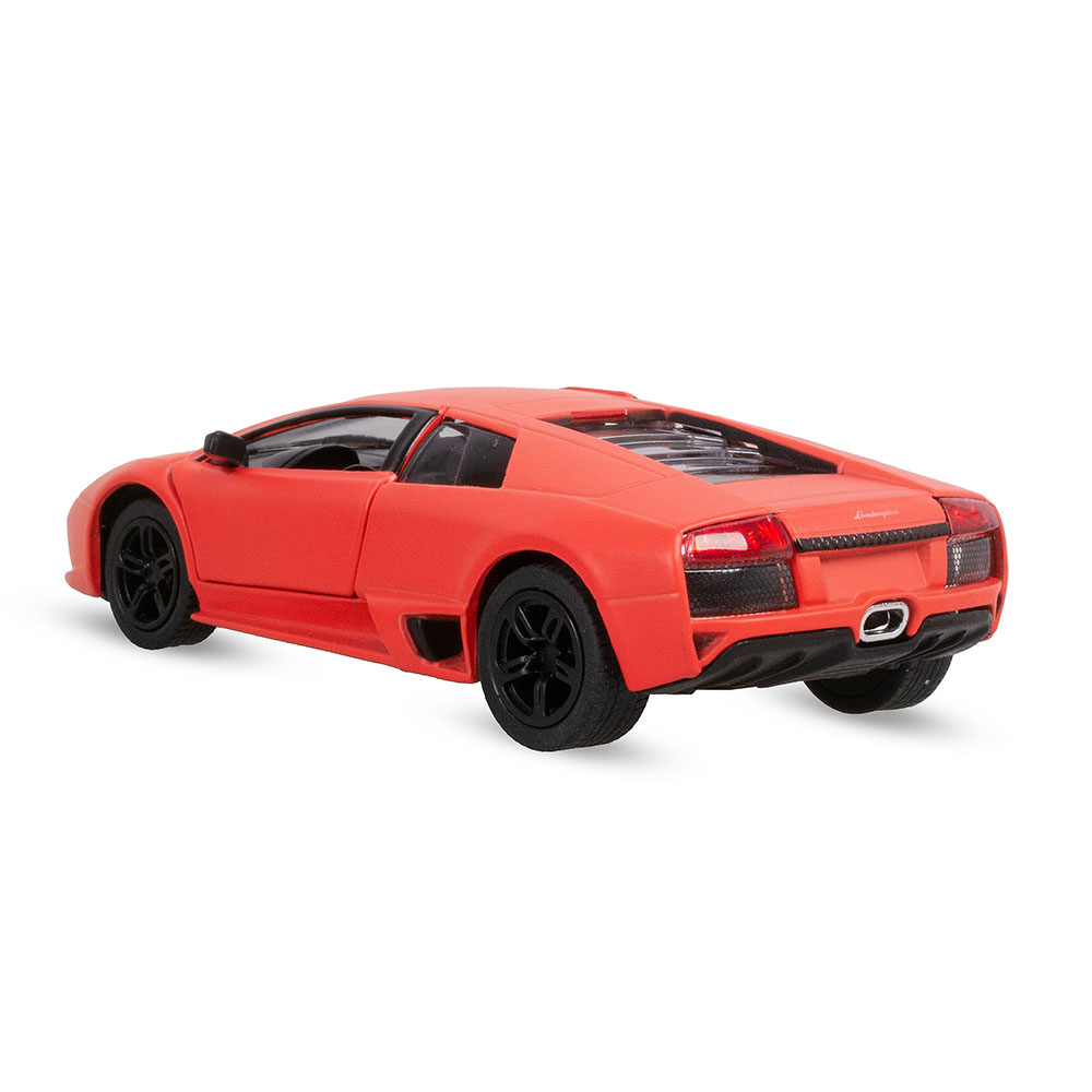 Металлическая машинка Kinsmart 1-32-36 «Matte Lamborghini» KT5370D, инерционная / Оранжевый