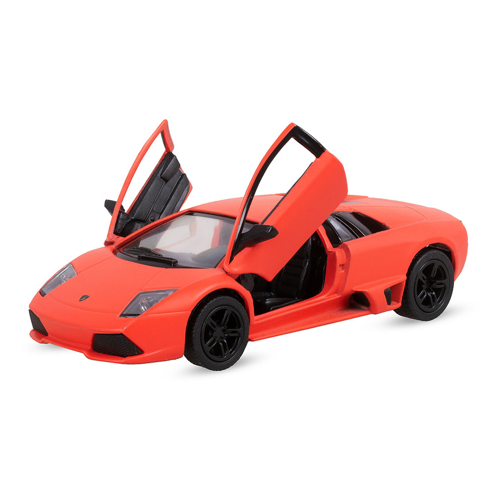 Металлическая машинка Kinsmart 1-32-36 «Matte Lamborghini» KT5370D, инерционная / Оранжевый