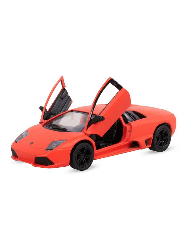 Металлическая машинка Kinsmart 1-32-36 «Matte Lamborghini» KT5370D, инерционная / Оранжевый