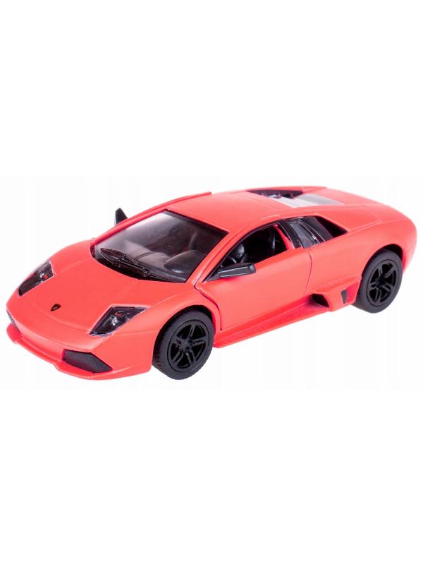 Металлическая машинка Kinsmart 1-32-36 «Matte Lamborghini» KT5370D, инерционная / Оранжевый