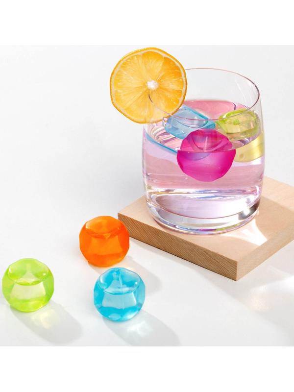 Набор кубиков льда «Время выпить холодненького», многоразовые, 6 шт