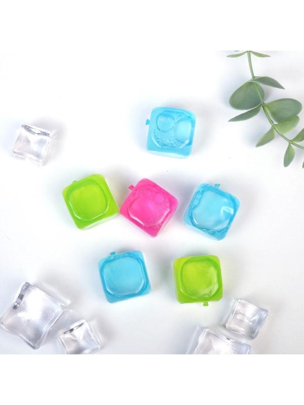 Набор кубиков льда «Время выпить холодненького», многоразовые, 6 шт