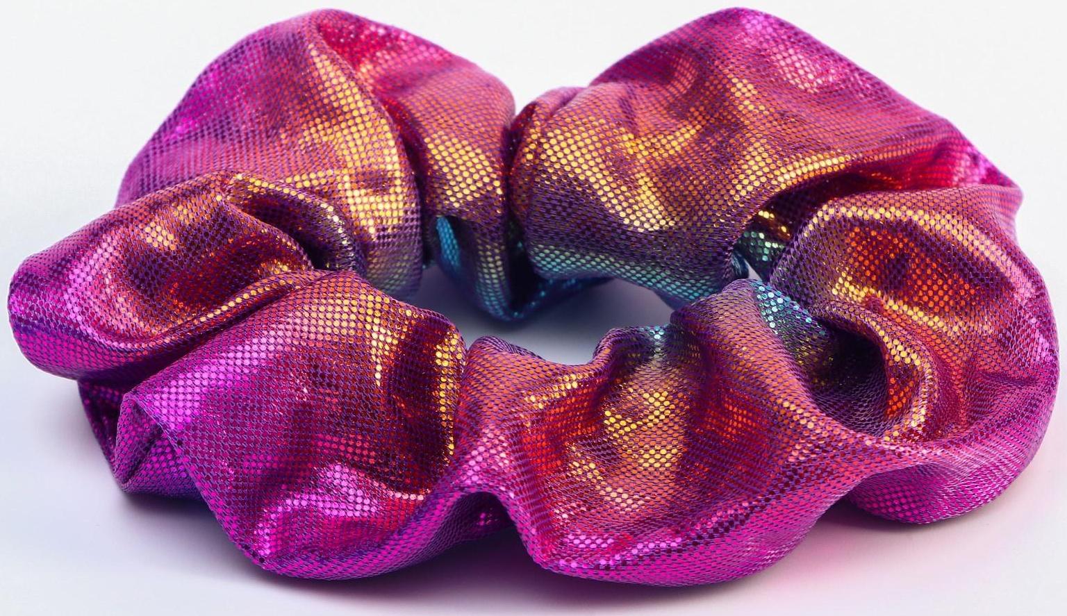 Резинка для волос блестящая фиолетовая, WINX