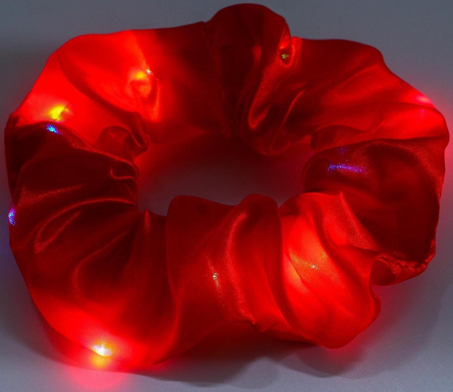 Светящаяся резинка для волос, красная, WINX