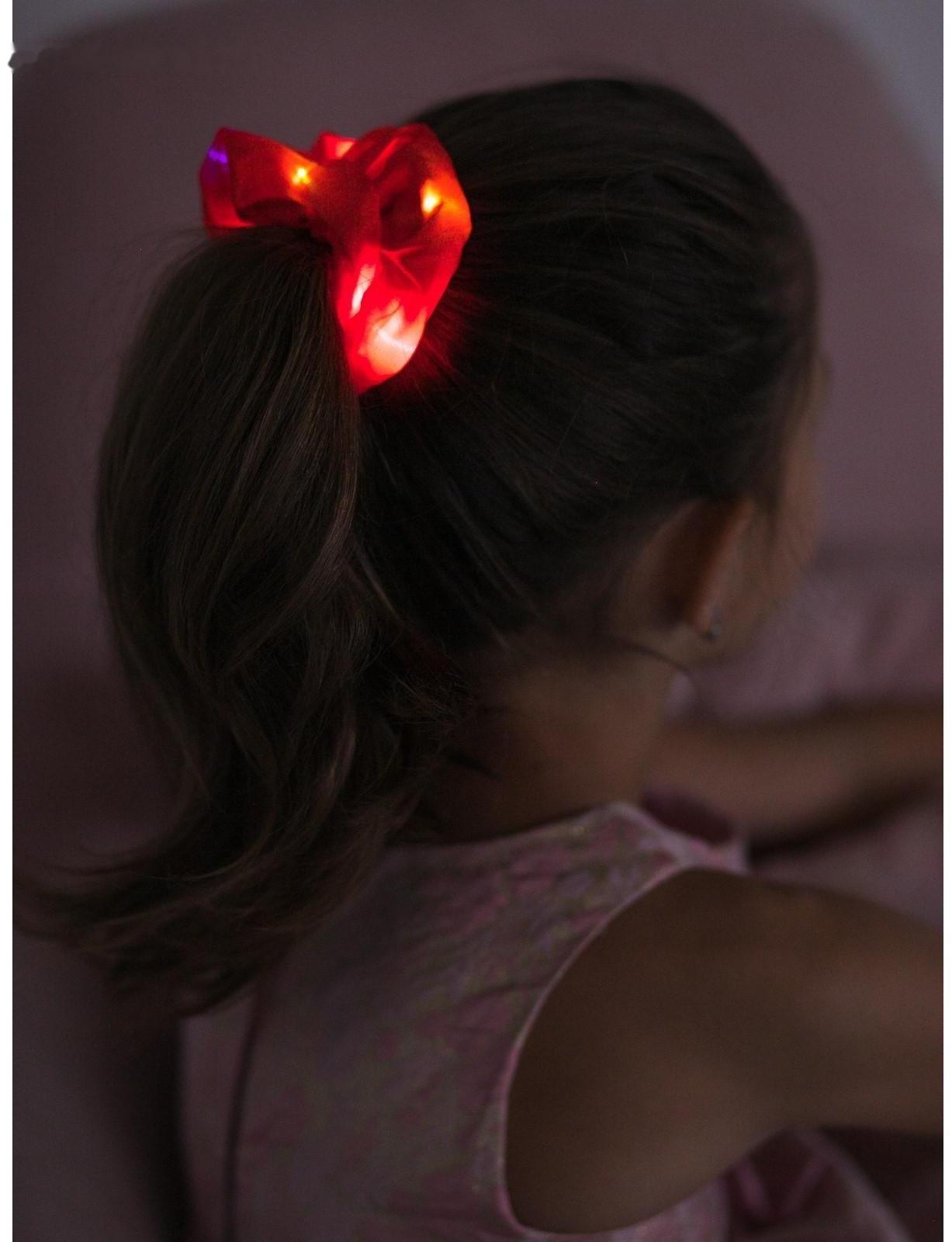 Светящаяся резинка для волос, красная, WINX