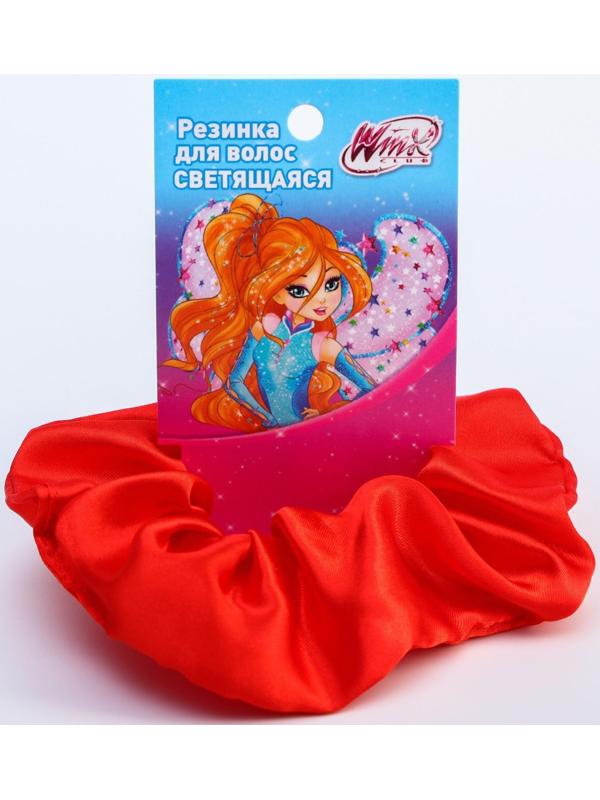 Светящаяся резинка для волос, красная, WINX