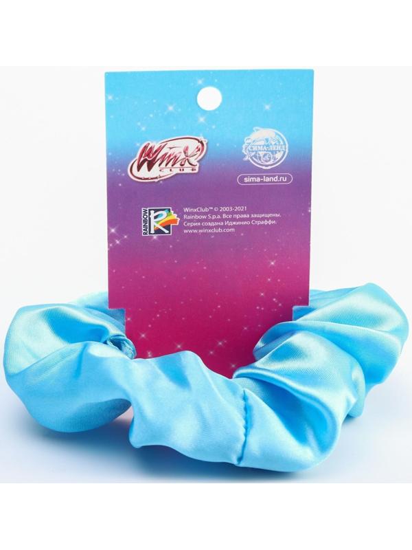 Светящаяся резинка для волос, голубая, WINX
