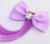 Прядь для волос бант со стразой, градиент фиолетовый, WINX