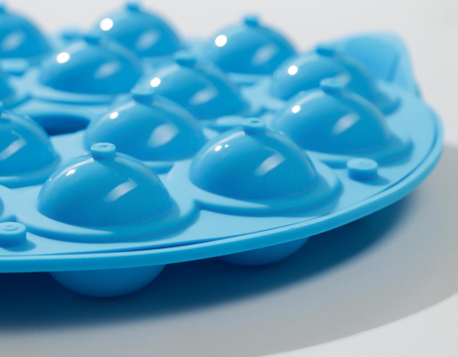 Форма для леденцов Доляна «Лолли-поп», 26×25×4 см, 18 ячеек (d=3,7 см), с палочками, цвет МИКС