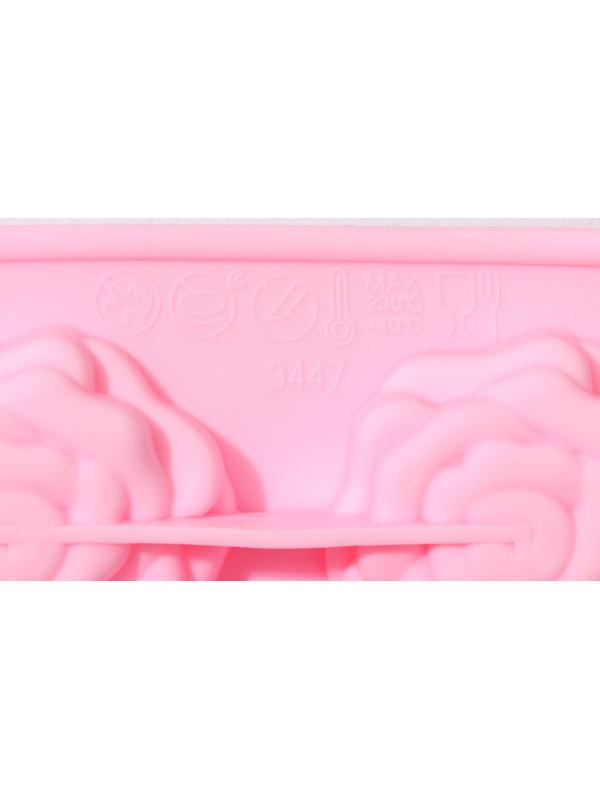 Форма для льда и кондитерских украшений Доляна «Розочки», 20,7×14,3×1,3 см, силикон, 12 ячеек, цвет МИКС