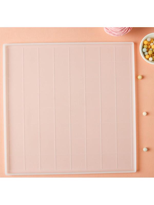 Набор молдов кондитерских «Шахматы», 2 шт: доска 31×1 см, 20,5×8,5×1 см, цвет прозрачный