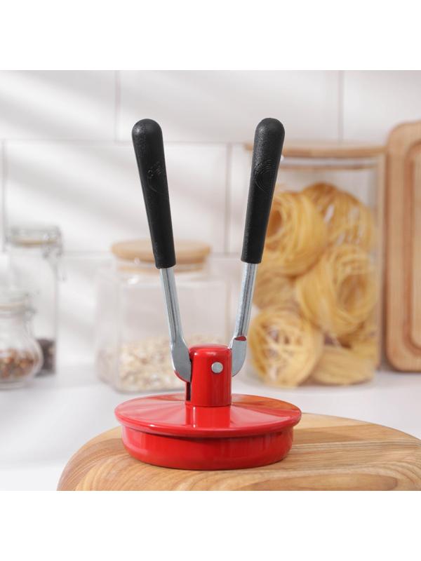 Закаточная машинка «Машенька», автомат, цвет красный