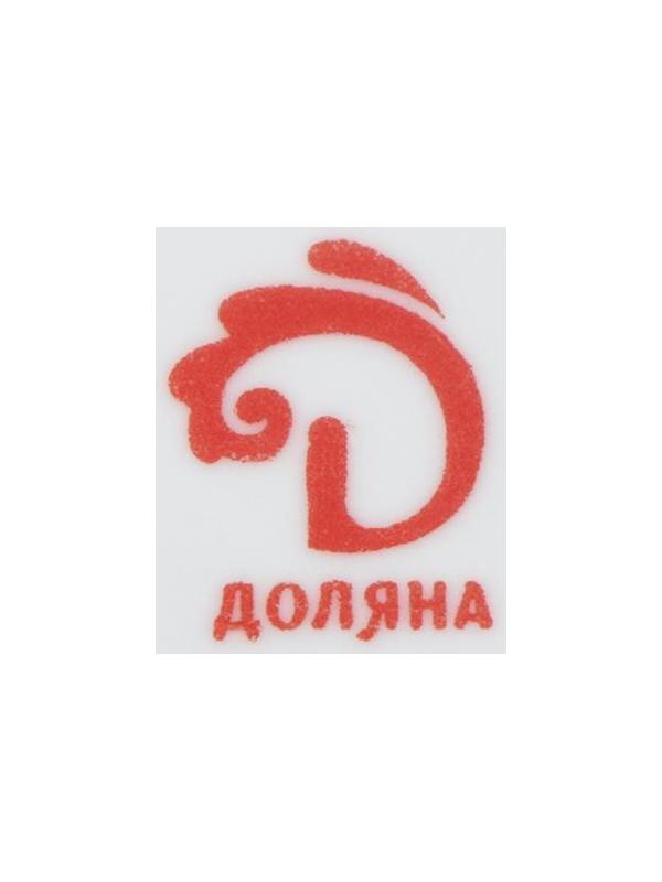 Набор банок керамический для сыпучих продуктов Доляна «Эстет. Герда», 2 предмета на деревянной подставке