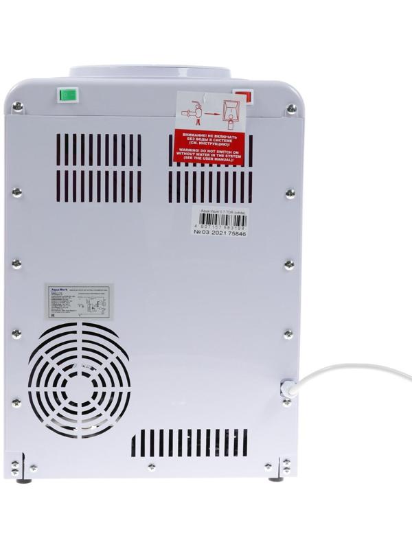 Кулер для воды AquaWork AW 0.7TDR, с нагревом/охлаждением, 700 Вт, белый