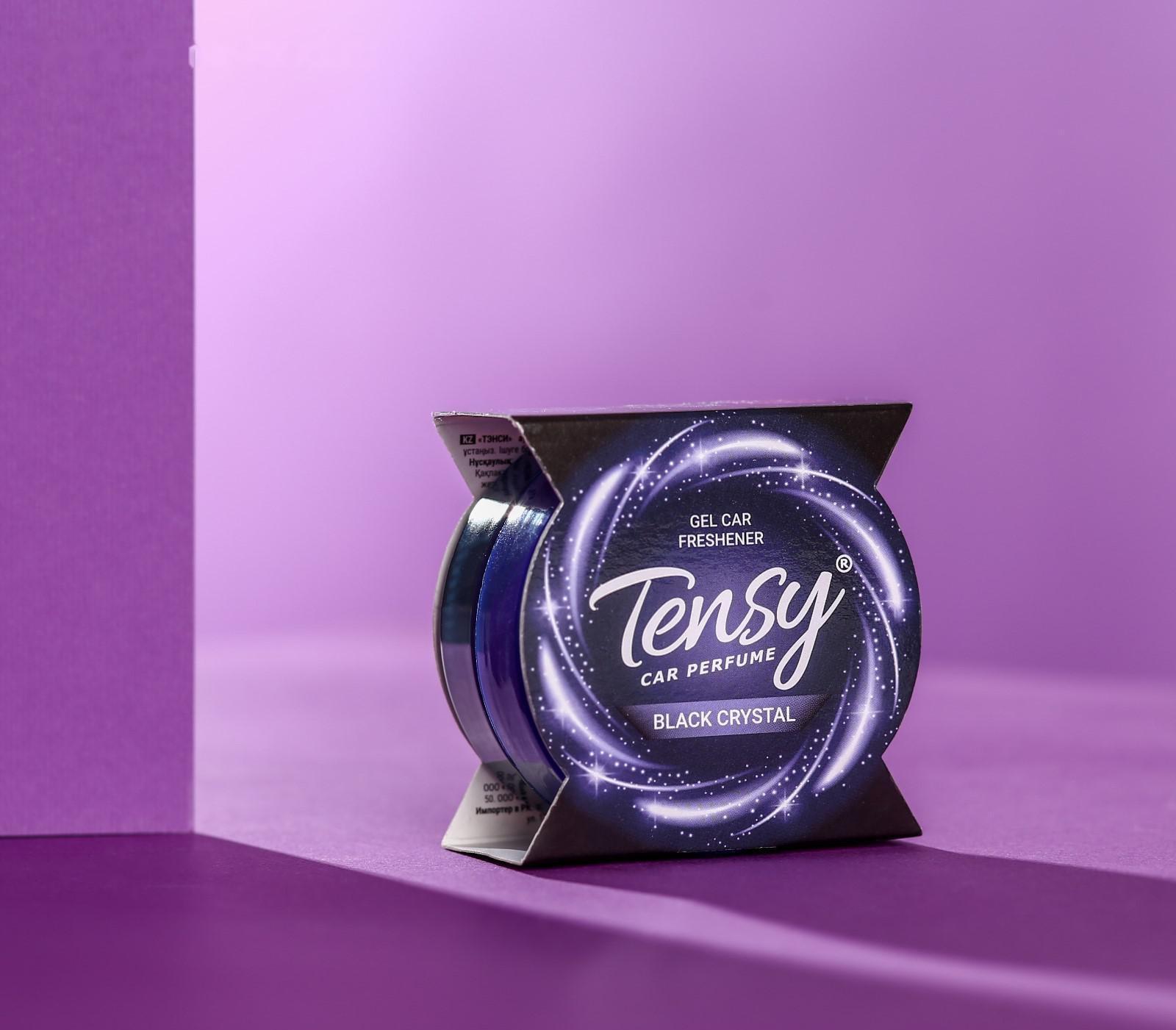 Ароматизатор Tensy баночка в подстаканник, Черный лед TZ-107