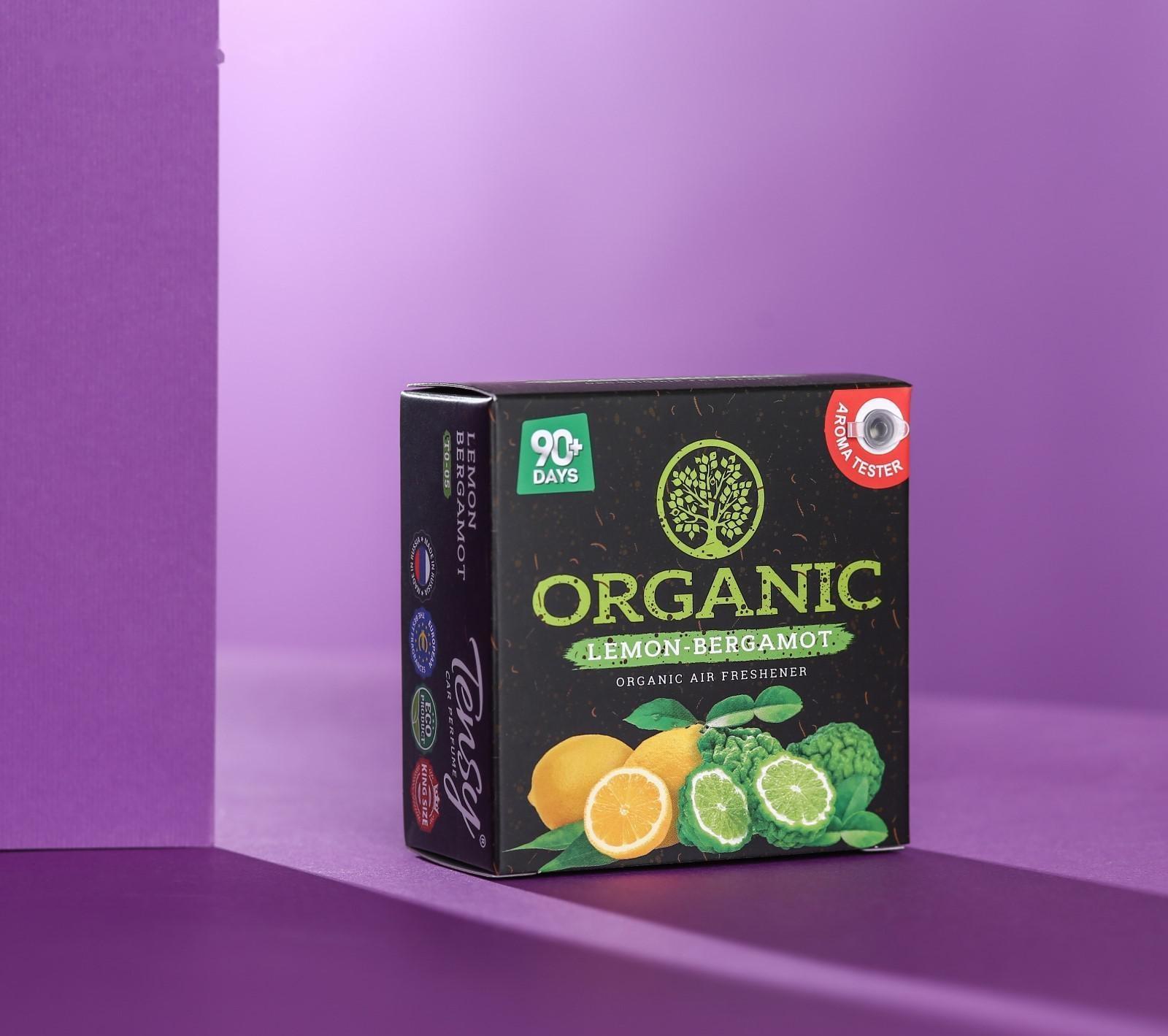 Ароматизатор Tensy баночка органик, Лимон-Бергамот ТО-05