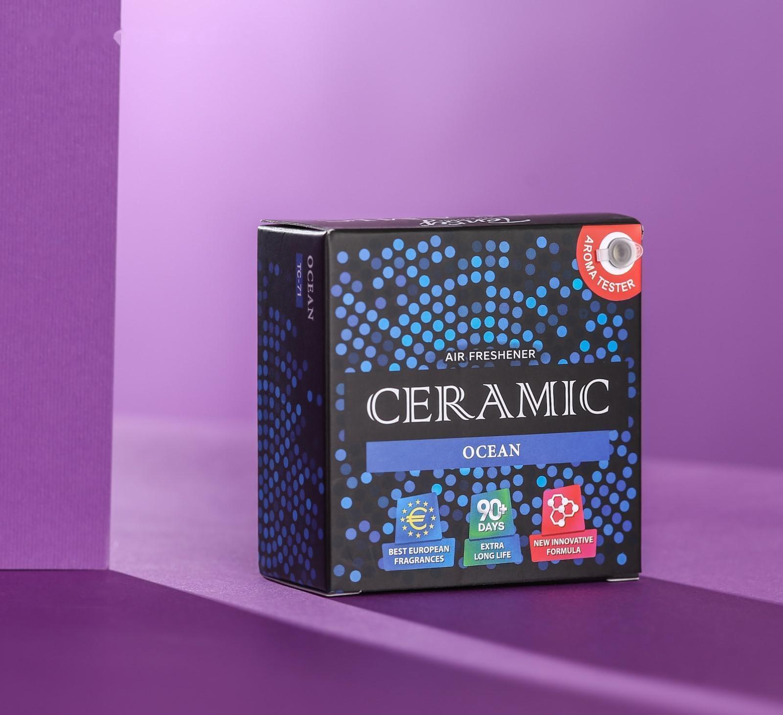 Ароматизатор Tensy баночка керамика, Океан ТС-71