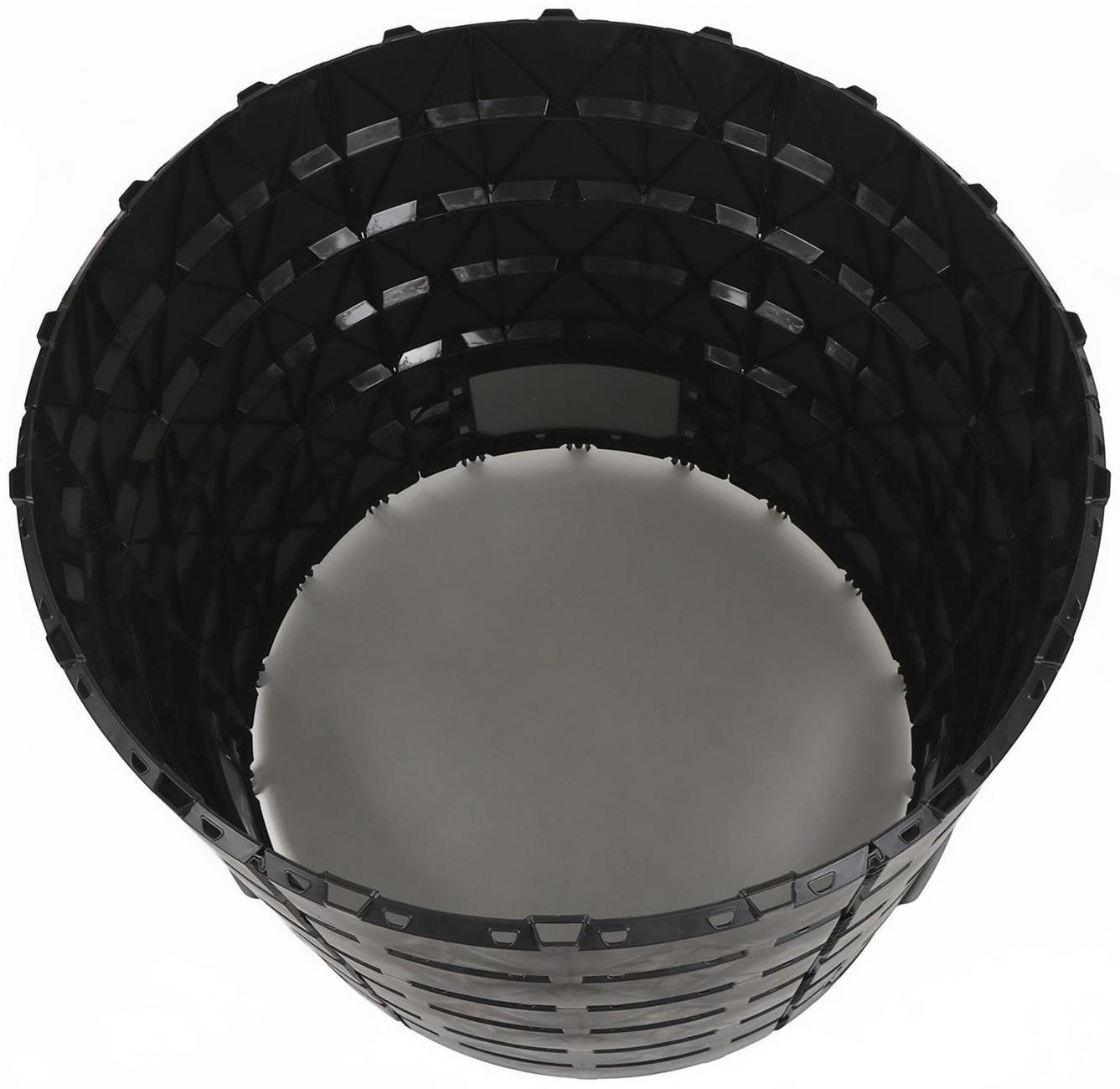 Компостер, 1 200 л, пластик, чёрный